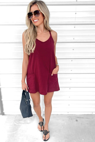 3 COLORS! On the Move Mini Romper Dress - Simply Me Boutique
