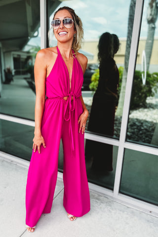 Turning Heads Halter Jumpsuit 4 Colors!