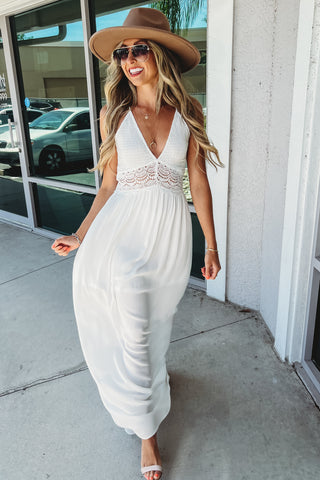 Meant to Be Lace Maxi Dress 2 Colors!