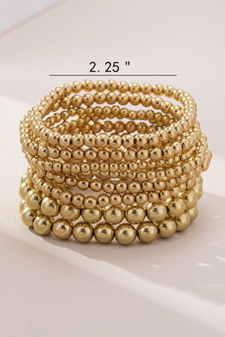 8 Layer Beaded Stretch Bracelet Set - Simply Me Boutique