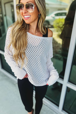 Best Adventure Open Knit Top 10 COLORS! - Simply Me Boutique