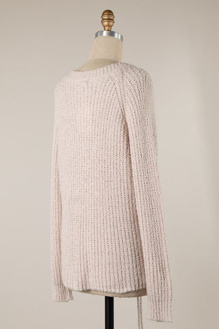 All the Possibilities Beige Reversible Sweater - Simply Me Boutique