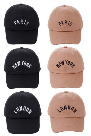 Around the World Baseball Cap - Simply Me Boutique