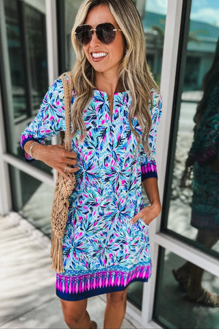 ARYEH Julie Palm Paradise Dress - Simply Me Boutique