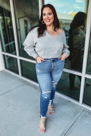 Be the Reason Reversible Crop Sweater 7 COLORS! - Simply Me Boutique