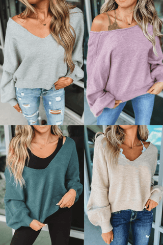 Be the Reason Reversible Crop Sweater 7 COLORS! - Simply Me Boutique