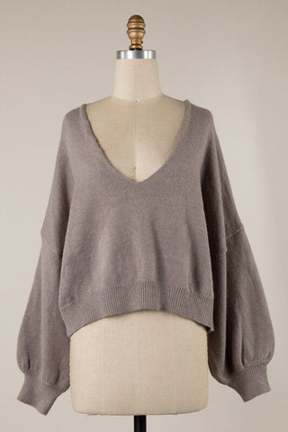Be the Reason Reversible Crop Sweater 7 COLORS! - Simply Me Boutique