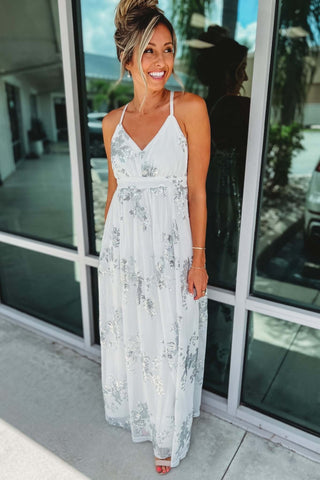 Beach Wedding Guest Sequined Maxi Dress 2 COLORS! - Simply Me Boutique