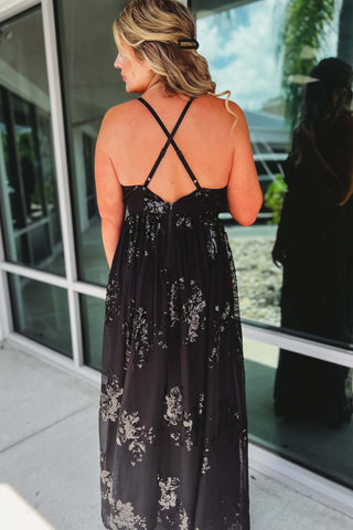 Beach Wedding Guest Sequined Maxi Dress 4 COLORS! - Simply Me Boutique
