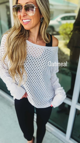 Best Adventure Open Knit Top 10 COLORS! - Simply Me Boutique