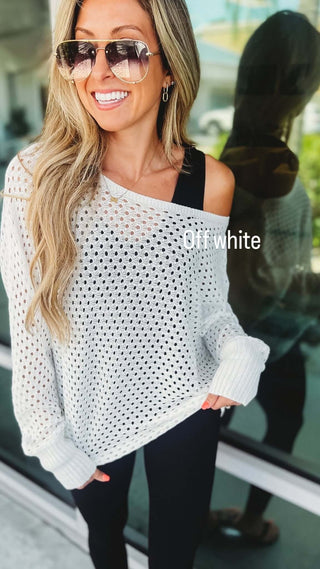 Best Adventure Open Knit Top 10 COLORS! - Simply Me Boutique