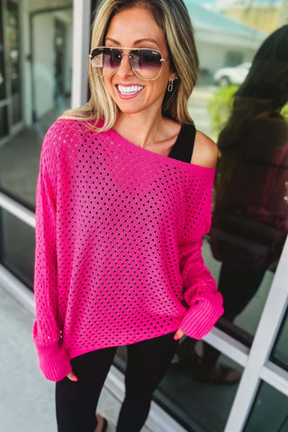 Best Adventure Open Knit Top 10 COLORS! - Simply Me Boutique