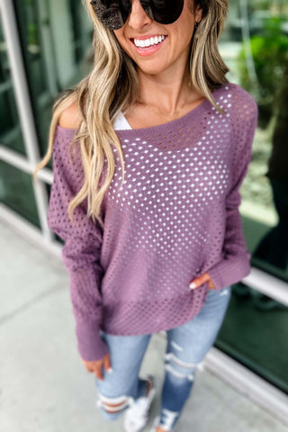 Best Adventure Open Knit Top 10 COLORS! - Simply Me Boutique