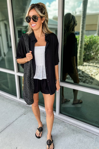 Breezy Button Up Linen Set MORE COLORS! - Simply Me Boutique