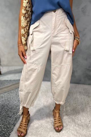 Canyon Bone Cargo Pants - Simply Me Boutique