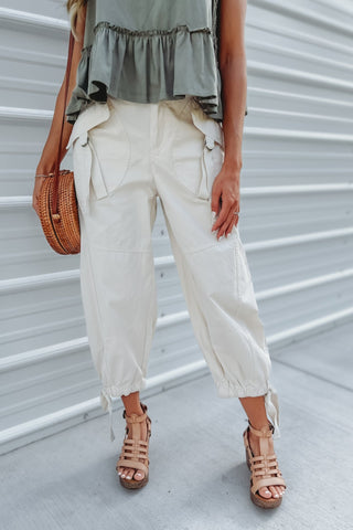 Canyon Bone Cargo Pants - Simply Me Boutique