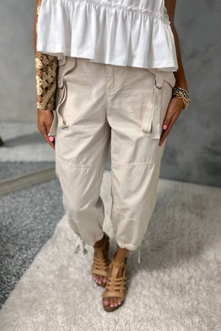 Canyon Bone Cargo Pants - Simply Me Boutique