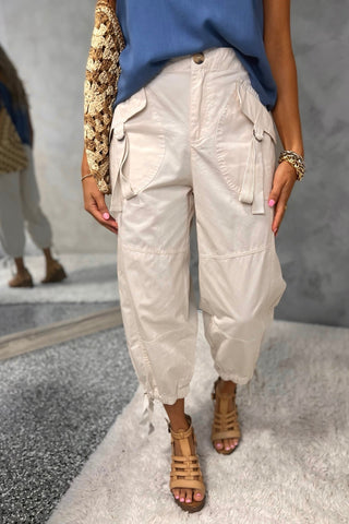Canyon Bone Cargo Pants - Simply Me Boutique