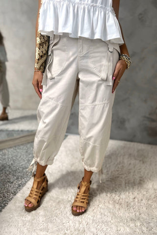 Canyon Bone Cargo Pants - Simply Me Boutique