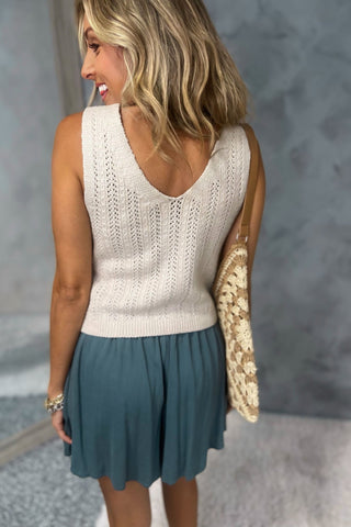 Carefree Vibes Shorts (Ash Jade) - Simply Me Boutique