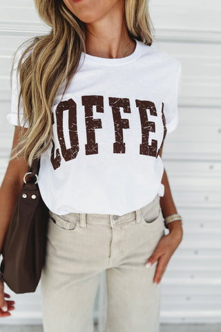 Coffee Graphic Tee - Simply Me Boutique