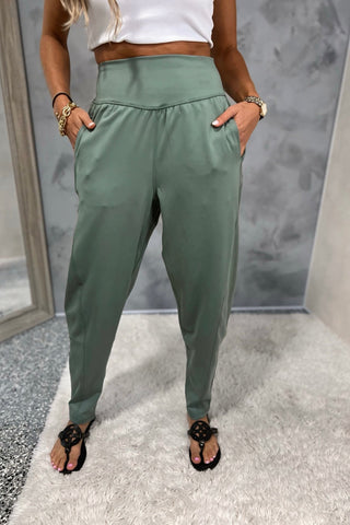 Comfort in Mind Barrel Active Joggers 2 COLORS - Simply Me Boutique