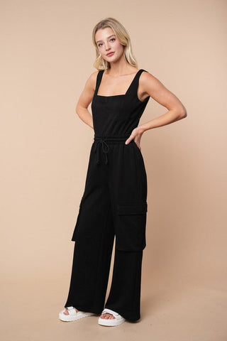 Essential Cargo Jumpsuit - Simply Me Boutique