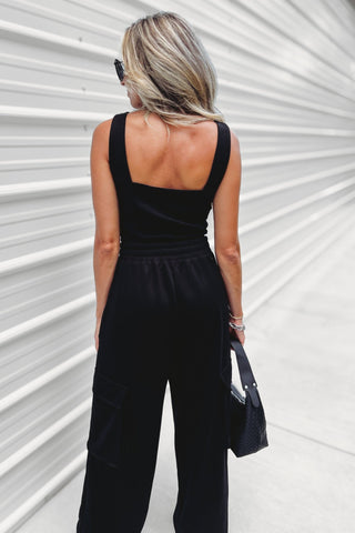 Essential Cargo Jumpsuit - Simply Me Boutique