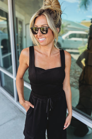 Essential Cargo Jumpsuit - Simply Me Boutique