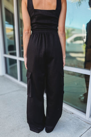Essential Cargo Jumpsuit - Simply Me Boutique