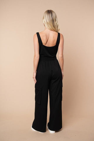 Essential Cargo Jumpsuit - Simply Me Boutique