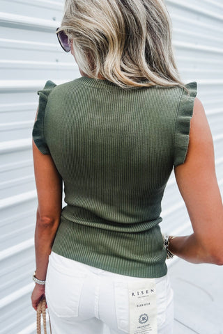 Everyday Flutter Sleeve Knit Top 2 COLORS! - Simply Me Boutique