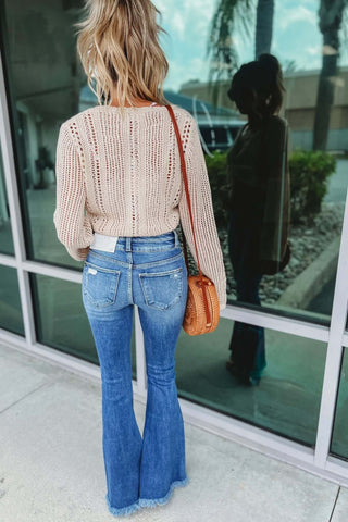 Forever Dreaming Knit Sweater Crop Top 2 COLORS! - Simply Me Boutique