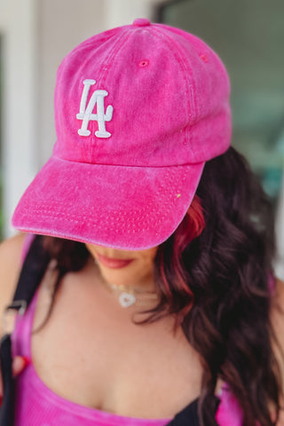 Embroidered LA Baseball Cap Hat 4 Colors!