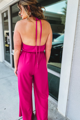 Turning Heads Halter Jumpsuit 4 Colors!