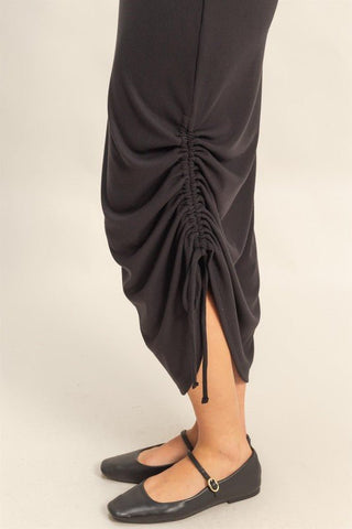 Just a Daydream Scoop Neck Side Tie Detail Midi Dress MORE COLORS! - Simply Me Boutique