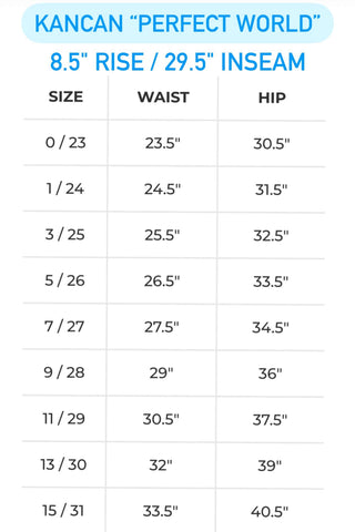 KANCAN A Perfect World Skinny Fit Jeans - Simply Me Boutique