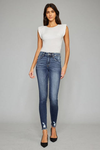 KANCAN Heart and Soul Dark Wash Jeans - Simply Me Boutique