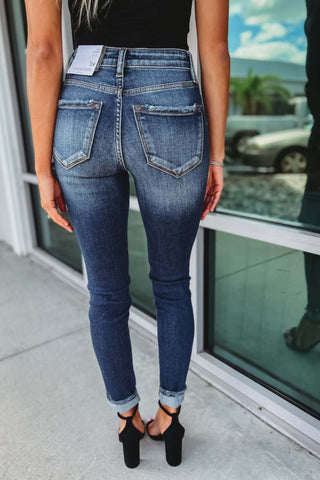 KANCAN Heart and Soul Dark Wash Jeans - Simply Me Boutique