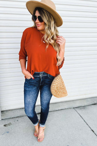 KanCan Holly Double Button Super High Rise Jeans - Simply Me Boutique