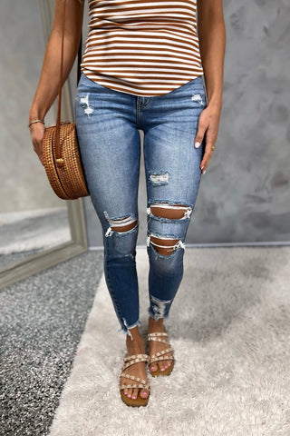 KANCAN Oh Hey There Jeans - Simply Me Boutique