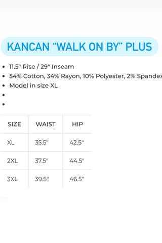 Kancan Walk on By Button Fly Distressed Jeans - Simply Me Boutique