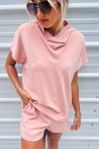 Luxe Fabric Cowl Neck Top 3 COLORS! - Simply Me Boutique