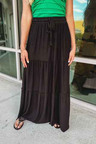 My Point of View Tiered Maxi Skirt - Simply Me Boutique
