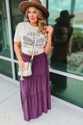 My Point of View Tiered Maxi Skirt - Simply Me Boutique