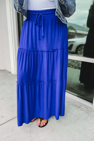 My Point of View Tiered Maxi Skirt - Simply Me Boutique
