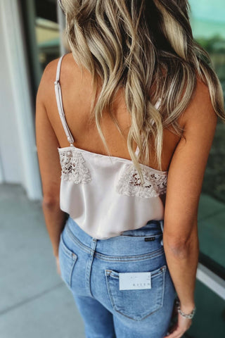 My Priorities Silk Lace Cami 3 Colors! - Simply Me Boutique