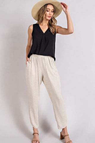 Office Basic V Neck Sleeveless Top 6 COLORS! - Simply Me Boutique