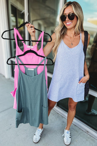 On the Move Mini Romper Dress MORE COLORS - Simply Me Boutique