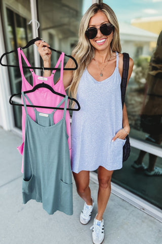 On the Move Mini Romper Dress MORE COLORS - Simply Me Boutique